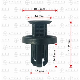 Клипса Honda 91505TM8003 4872348