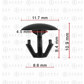 Клипса Honda 91518SM4003 4872364