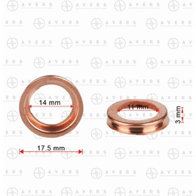 Прокладка сливной пробки поддона картера Nissan 1102601M02 4872960