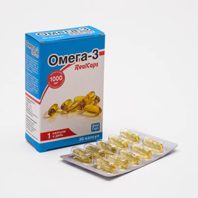 Омега-3 RealCaps, 30 капсул по 1400 мг