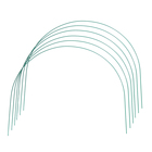 The set of arcs for greenhouse, rod in cambrige, 2.2 m, d = 5 mm, set of 6 PCs The set of arcs for greenhouse, rod in cambrige, 2.2 m, d = 5 mm, set of 6 PCs