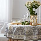 Скатерть Этель Classic style d=220см +/-3см, 100% хл, саржа 190 гр/м2 - фото 650475