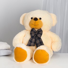 Soft toy "Bear bow", beige, 120 cm