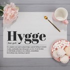 Салфетка на стол "Hygge", ПВХ, 40х29 см Салфетка на стол "Hygge", ПВХ, 40х29 см