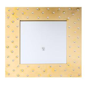 Chiera mirror, gold, 50 × 50 cm