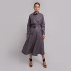 Юбка женская MINAKU: Leather look, цвет серый, размер 48 Юбка женская MINAKU: Leather look, цвет серый, размер 48