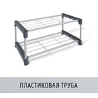 Полка для обуви Sheffilton-SR5-P, 595x310x270,серый/темно-серый Полка для обуви Sheffilton-SR5-P, 595x310x270,серый/темно-серый