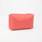 Cosmetic bag road, division zipper, color pink Cosmetic bag road, division zipper, color pink