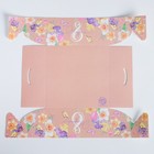 Коробка на 4 капкейка «С 8 марта», 16 × 16 × 7.5 см 4675046