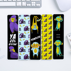 Набор картонных закладок "Banana style" с играми (5 шт) Набор картонных закладок "Banana style" с играми (5 шт)