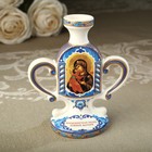 Candlestick "Icon of Vladimir", Gzhel