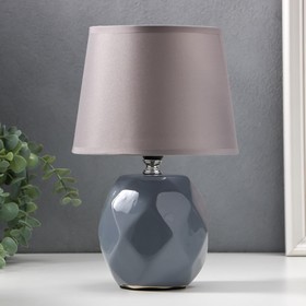 Table lamp 08947/1 E14 40W gray 17x17x28 cm