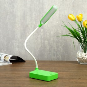 Лампа настольная 79956/1 LED 2Вт USB батарейки 3АА зеленый 10х7х37 см