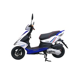 Скутер VENTO CORSA 150, 49 cc, сигнализация, сине-белый 4910186