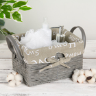 Корзина для хранения плетёная с ручками Love Home, 23×15×16 см Корзина для хранения плетёная с ручками Love Home, 23×15×16 см