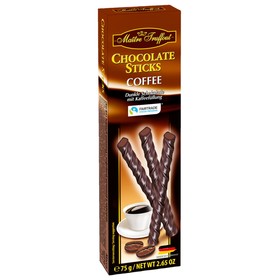 Шоколадные палочки Maitre Truffout с кофейным кремом, 75 г