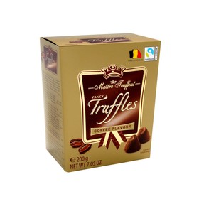 Трюфельные конфеты Fancy gold truffles, с кофейным вкусом, 200 г