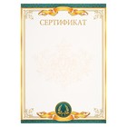 Сертификат "Золотая рамка" Сертификат "Золотая рамка"