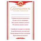 Благодарность классному руководителю "Красная рамка" Благодарность классному руководителю "Красная рамка"