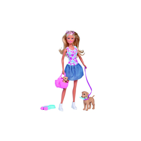 Кукла «Штеффи», прогулка с питомцами, 29 см