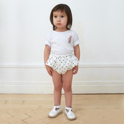 Panties for girls MINAKU: cotton collection color white, height 68 cm