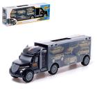 Truck "Military service", with 6 cars and accessories Truck "Military service", with 6 cars and accessories