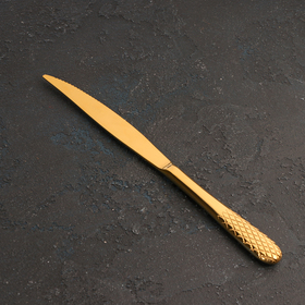 Нож для мяса «Юлия Высоцкая», 23 см, цвет золотистый