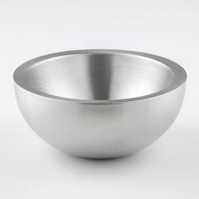 Миска круглая Wilmax, d=20 см, 1,3 л, цвет серебряный