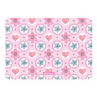 Накладка на стол пластиковая А4, 297 х 210 мм, 550 мкм, Pink Flowers Накладка на стол пластиковая А4, 297 х 210 мм, 550 мкм, Pink Flowers