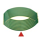 Tape strips on the rim of motorcycle wheels, 18 inch, green, set of 16 PCs Tape strips on the rim of motorcycle wheels, 18 inch, green, set of 16 PCs