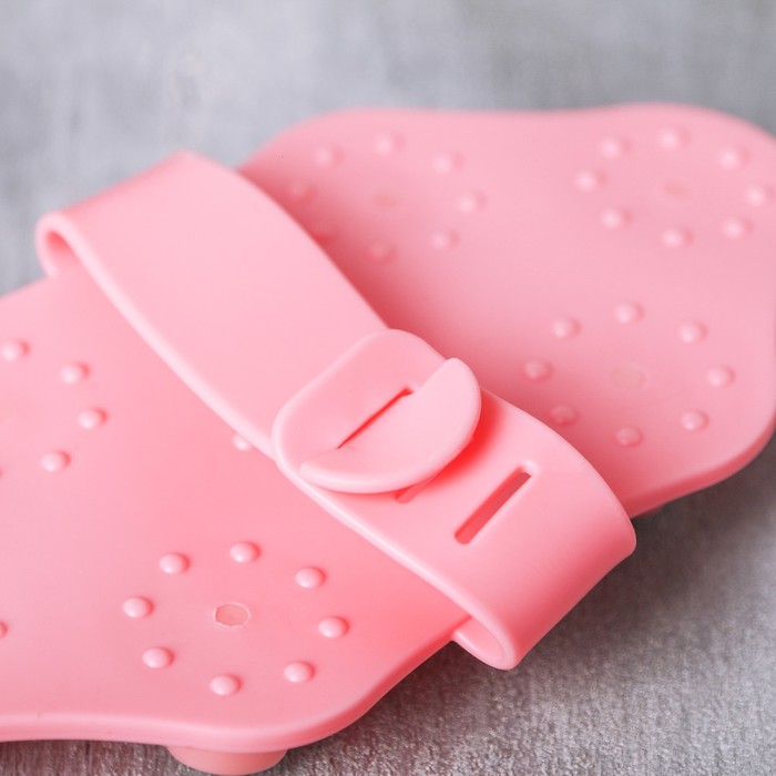 Набор: повязка для головы и роликовый массажёр «Мрр», розовый, 19 х 8,5 см - фото 798496601