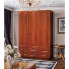 Шкаф 3-х дверный «Венеция 3» с 2-мя ящиками, 1500 × 595 × 2200 мм, цвет итальянский орех - фото 127166069