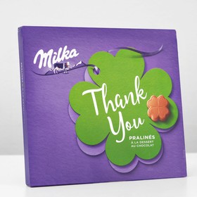 Конфеты Milka "Thank You" с начинкой из шоколадного крема 110 г 4931630