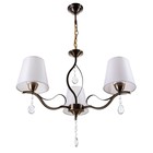 Люстра "Жаклин" 3х40Вт E14 бронза 63х63х73 см. - фото 800812812