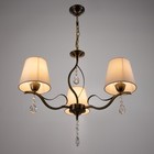 Люстра "Жаклин" 3х40Вт E14 бронза 63х63х73 см. - фото 800812813