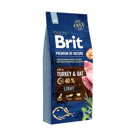 Сухой корм Brit Premium by Nature Light для собак с избыточным весом, 15 кг