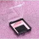 Eyelashes d/NARAS 6 series, for 12mm thickness of 0.12, curve D black Plast cor QF
