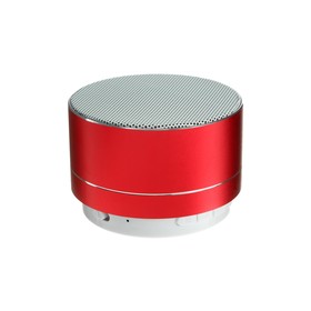 Портативная колонка LuazON LAB-03, 3 Вт, 520 мАч, microSD, USB, корпус металл, МИКС