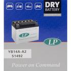 Аккумуляторная батарея Landport YB14A-A2, 12В, 14 Ач, туск. ток 240 А, прямая (+ -) 4950941 - фото 93003