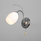 Бра "Амелия" 1х40Вт E27 хром 25х11х24 см. - фото 2726305