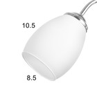 Бра "Амелия" 1х40Вт E27 хром 25х11х24 см. - фото 2726308