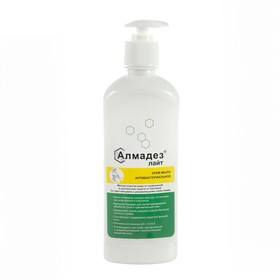Крем-мыло антибактериальное Алмадез-лайт, 0,5л (дозатор-насос)
