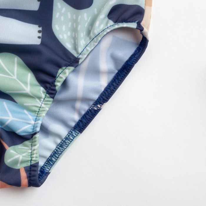 Купальник детский KAFTAN "Сафари", рост 110-116 (32), синий - фото 798508514