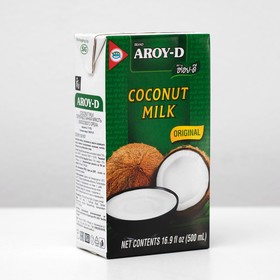Кокосовое молоко AROY-D, растительные жиры 17-19%, 500 мл