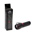 Flashlight manual "Walker", 1 LED, ribbed handle with a red button, 3 AAA, mix