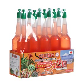FUJIMA Japanese fertilizer for cacti and succulents, orange, 35 ml, 10 PCs (a set)