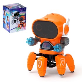 Робот «Милый робот», световые эффекты, работает от батареек, цвета МИКС