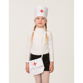 Карнавальный набор «Медсестра», колпак, повязка на руку, сумка