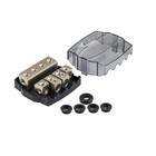 Дистрибьютор питания Aura FHM-4148 miniANL, никель на 4 предохранителя 4969348 - фото 93218