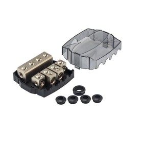 Дистрибьютор питания Aura FHM-4148 miniANL, никель на 4 предохранителя 4969348